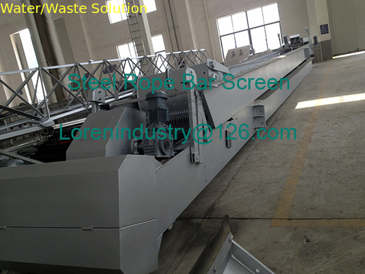 high quality stainless steel  wire  rake screen for large city sewage treatment plant