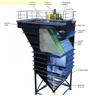 70-80 m3 Inclined PVC,PP, SS Plate Lamella Tube  Clarifier ,Settlers,Precipitation System